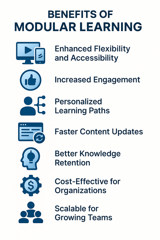 Benefits of Modular Learning
