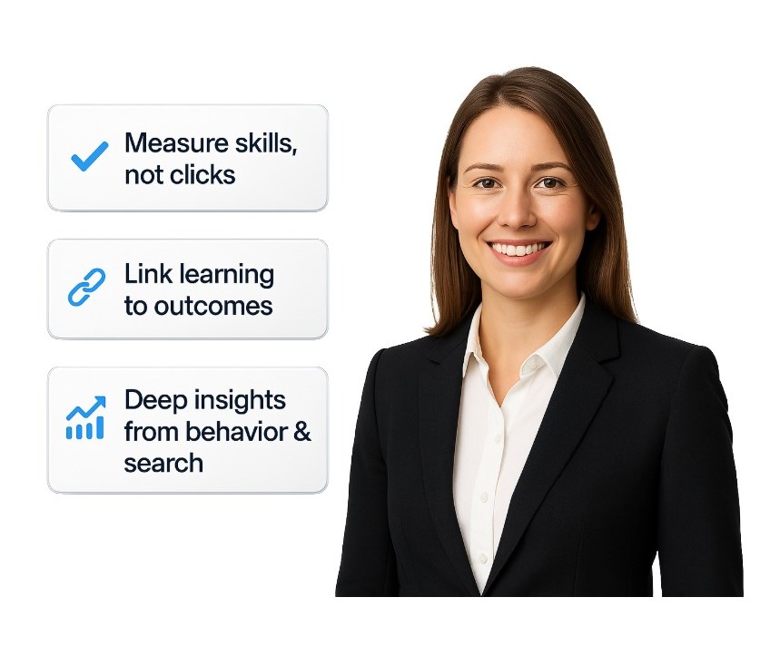 LMS analytics dashboard