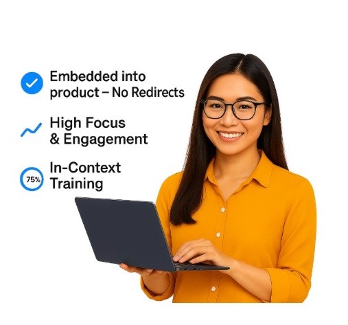 Seamless embedded learning experience