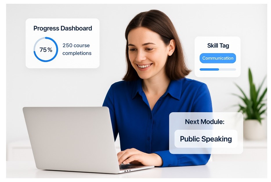 Modular learning LMS dashboard